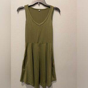Olive Green Boutique Sundress